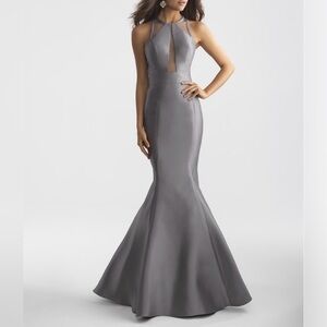 MADISON JAMES SZ-2 18-740 SILVER PROM/PAGENT/FORMAL DRESS